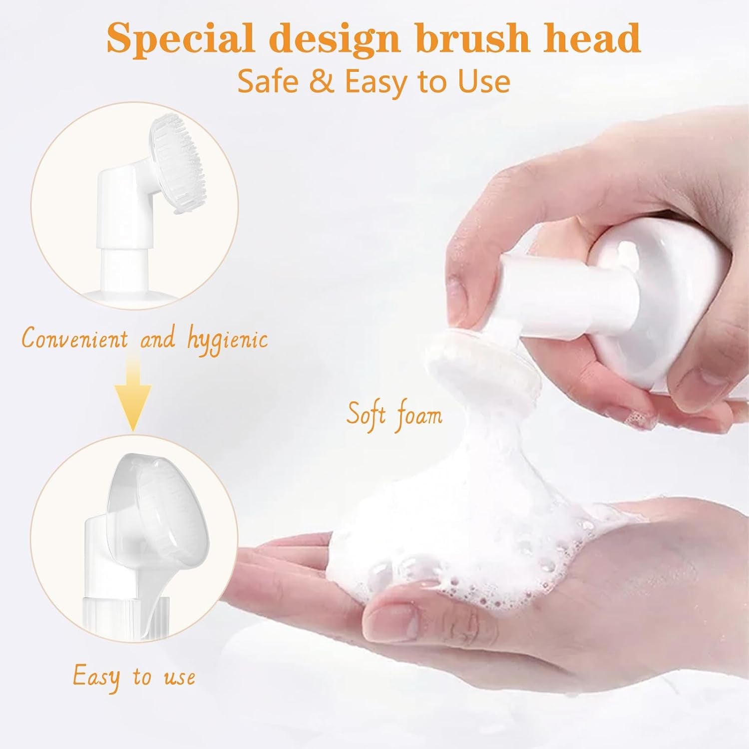 2Pcs Turmeric Facial Cleanser, Turmeric Face Wash, Turmeric Foaming Cleanser, Foaming Face Wash, Tumeric Face Wash, Turmeric Wash Facial Cleanser, Deep Clean and Firm Pores, 5.28 Fl.Oz/1Pcs