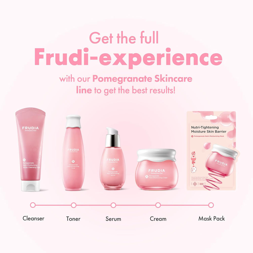 Pomegranate Nutri-Moisturizing Facial Cleanser (4.9 Oz) – Gentle Daily Korean Face Wash with Adenosine and Pomegranate Extract for Enhanced Hydration and Elasticity