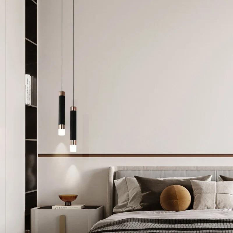Modern Lustre Minimalist LED Pendant Lights Chandelier For Bedroom Living Room Home Decor Hanging Lamp suspension indoor lights