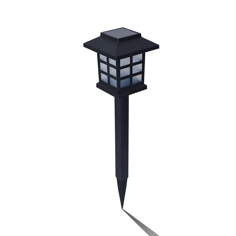 2Pcs Outdoor LED Solar Lights Solar Powered Garden Lamp Waterproof For Yard Patio Lawn Pathway Walkway Decoration Lighting