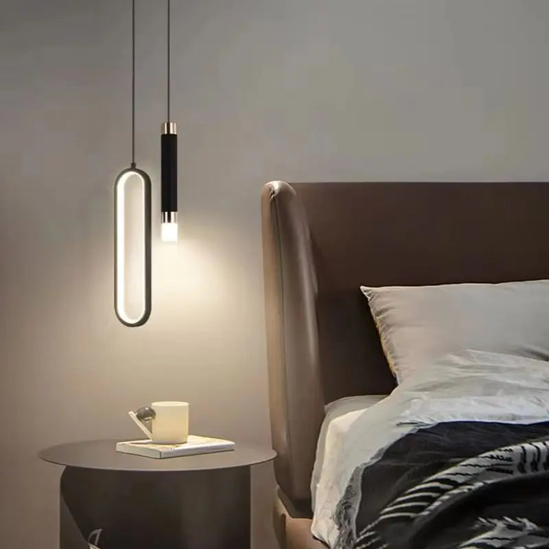 Modern Lustre Minimalist LED Pendant Lights Chandelier For Bedroom Living Room Home Decor Hanging Lamp suspension indoor lights