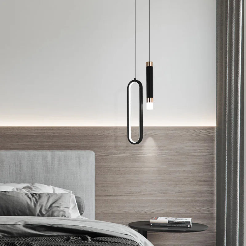 Modern Lustre Minimalist LED Pendant Lights Chandelier For Bedroom Living Room Home Decor Hanging Lamp suspension indoor lights