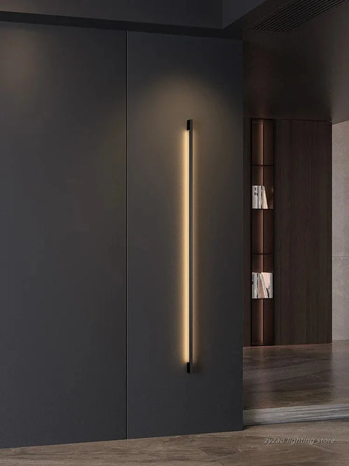 Indoor Atmosphere Handle Wall Lamp Creative LED Strip Linear Lamp Modern Simple Nordic Living Room Decor Wall Lights