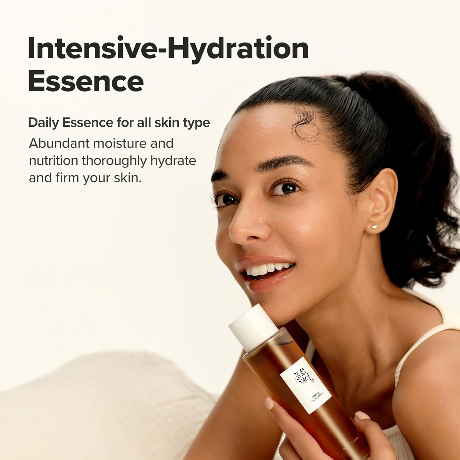 Ginseng Essence Water Hydrating Toner for Dry and Dull Skin - Korean Moisturizing Skincare for All, 150ml (5.07 fl oz)